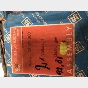 Volvo TD120F/G & TD121F/G Stempel/Forings�t