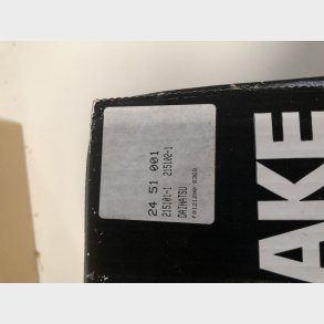 Daihatsu Charade G10 bremsecalipers�t for