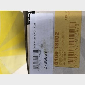 Kia Sephia bremsebakkes�t