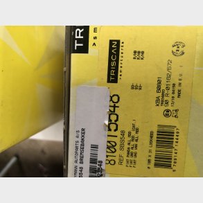 Fiat Uno bremsebakkes�t