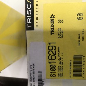 Ford Fiesta Mk1 bremsebakkes�t