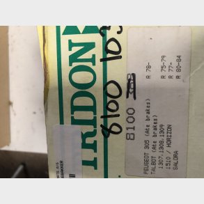 Peugeot 305 & Talbot bremsebakkes�t