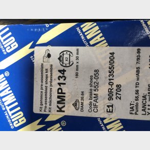 Fiat Punto & Lancia Y bremsebakkes�t