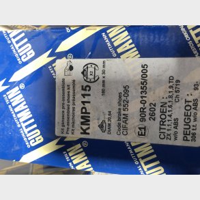 Citroen ZX & Peugeot 306 bremsebakkes�t