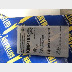 Opel Vectra A bremsebakkes�t