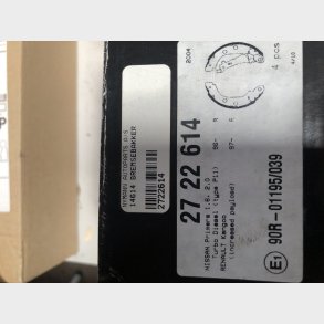 Nissan Primera P11 & Renault Kangoo bremsebakkes�t