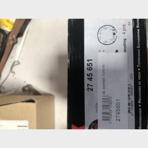 Toyota Celica T16, Carina II T17 & Camry V20 bremsebakkes�t