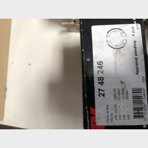 Volvo 142 / 144 / 145 / 164 bremsebakkes�t