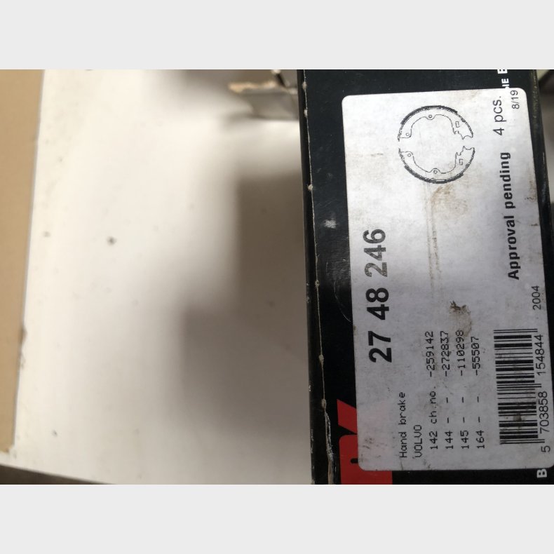 Volvo 142 / 144 / 145 / 164 bremsebakkest