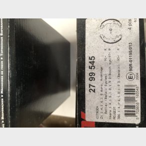 Citroen ZX, Xsara & Peugeot 306 bremsebakkes�t