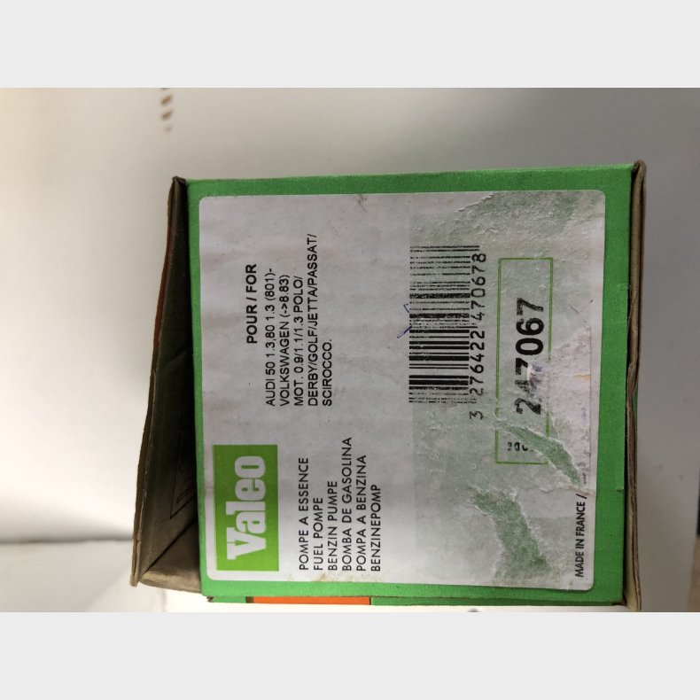 Audi 50 &amp; 80 1,3 samt VAG 0,9 / 1,1 / 1,3 brndstofpumpe