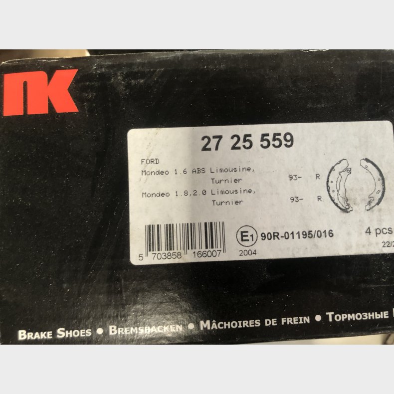 Ford Mondeo Mk1 bremsebakkest
