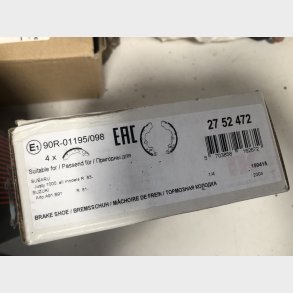 Subaru Justy & Suzuki Alto bremsebakkes�t