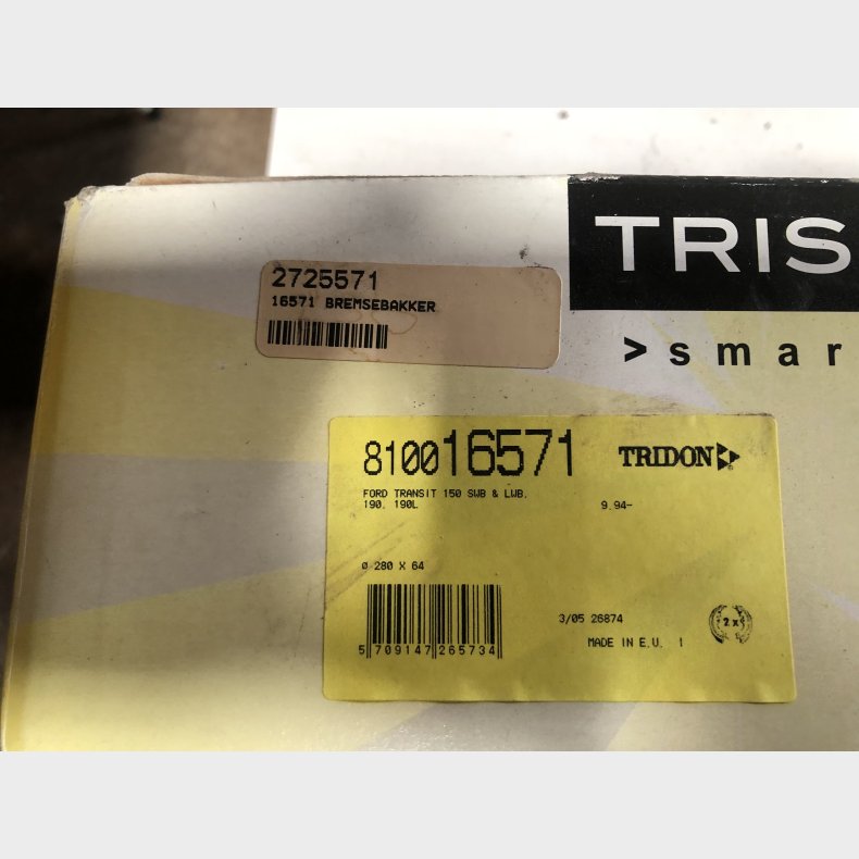 Ford Transit Mk4 bremsebakkest
