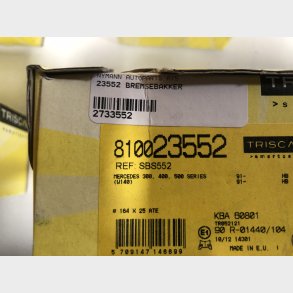 MB S-Klasse W140 bremsebakkes�t