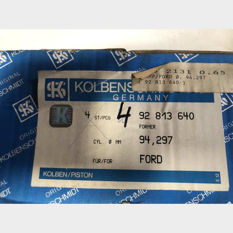 Ford York 2401 stempelst 1,00mm overstr.