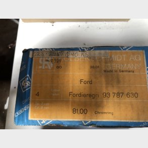 Ford 1,6D stempels�t 1,00mm overstr.