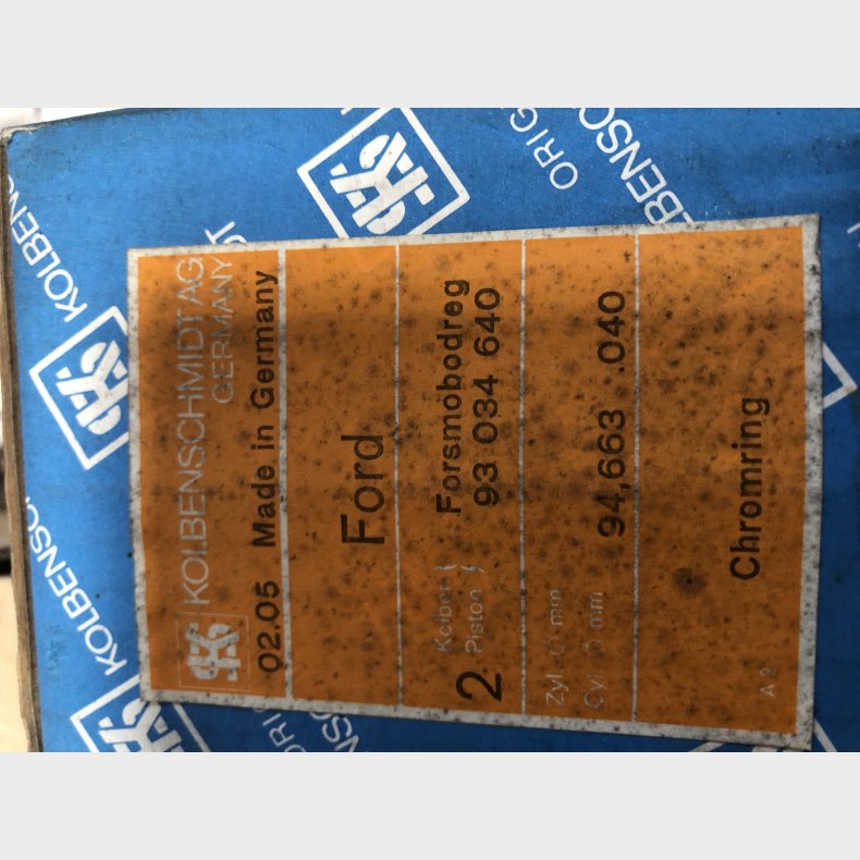 Ford 3006E &amp; 3010E stempel 1,00mm overstr.