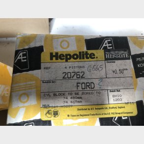 Ford 1117ccm CHV stempels�t 0,50mm overstr.