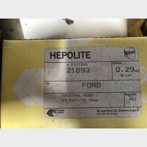 Ford 1,6 CVH stempels�t 0,29mm overstr.