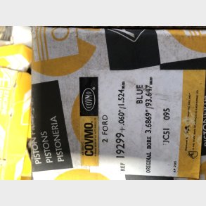 Ford 101 / 2601E / 2603E stempel 1,50mm overstr.