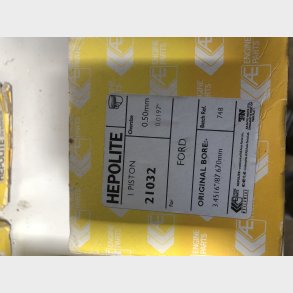 Ford Sierra 1,6 stempel 0,50mm overstr.