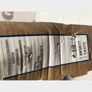 Opel Vectra A 1,4 / 1,6 /1,6i k�ler