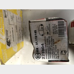 Fiat, Renault, Lotus, Lancia & Talbot bremseklodss�t bag