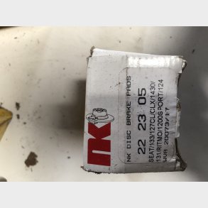 Fiat X1/9, 124, 127, 128, 131, 132 m.fl. bremseklodss�t for