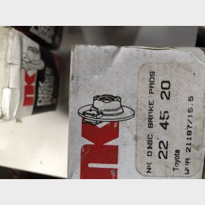 Toyota MkIII bremseklodss�t for