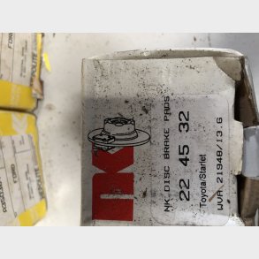 Toyota Starlet P8 & P9 bremseklodss�t for