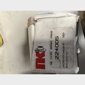 Range Rover & Land Rover bremseklodss�t bag