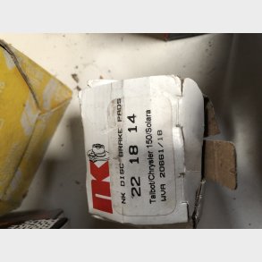 Chrysler 150 & Talbot 1510, Solara bremseklodses�t for