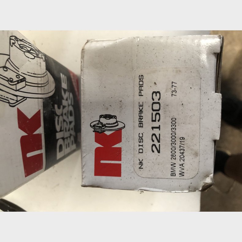 BMW E12, E23, E24 &amp; E28 bremseklodsest for