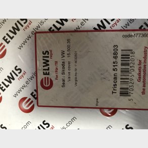 Seat Arosa & VW Lupo 1,0 ventild�kselpakning