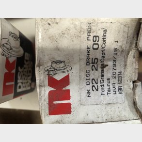 Ford Capri, Consul, Cortina, Escort, Granada & Taunus bremseklodss�t for