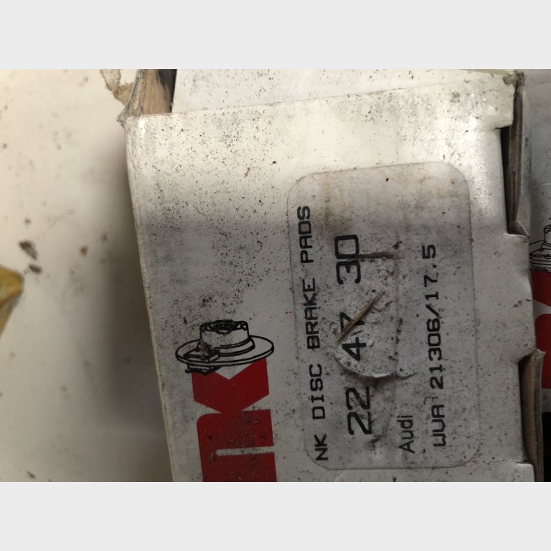 Audi 100 S4, 200 Turbo &amp; V8 bremseklodsst for