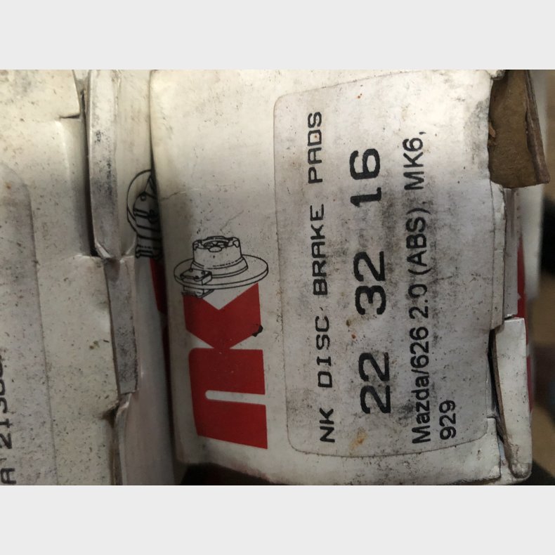 Mazda 929 bremseklodsest for