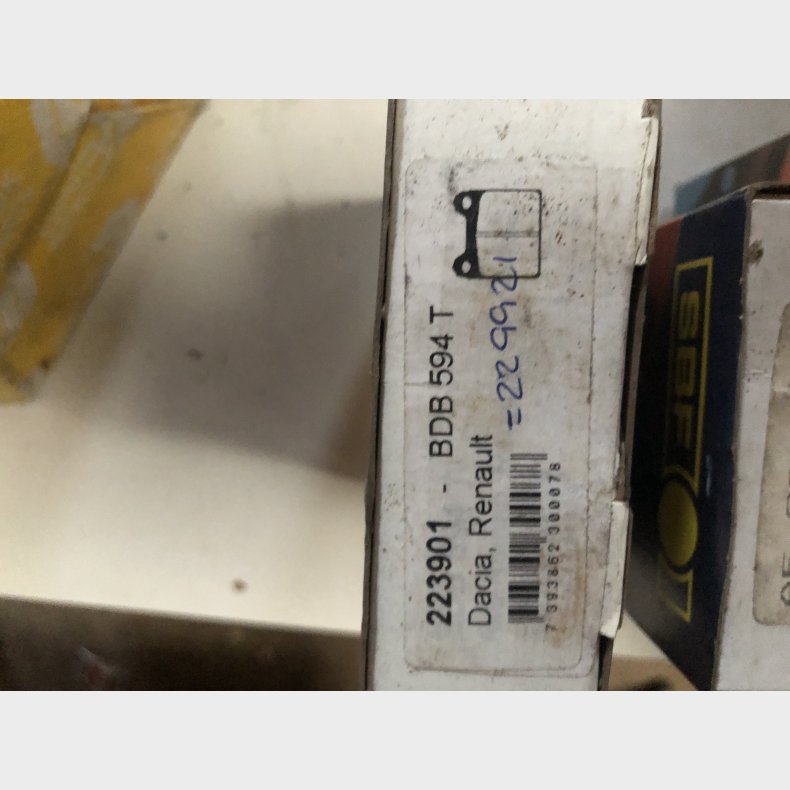 Renault R4, R5, R6, R12, R15, R17, R18 &amp; R20 bremseklodsest for