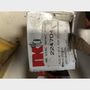 Audi 50, 80 & VW Golf 1, Passat, Polo, Scirocco bremseklodses�t for