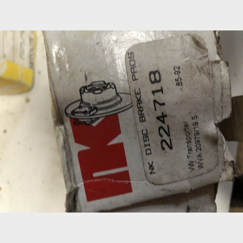 VW T3 bremseklodsest for