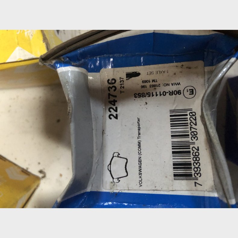 VW T4 bremseklodsest for