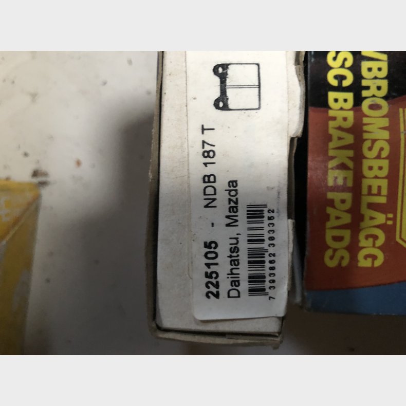Daihatsu Applause bremseklodsest for