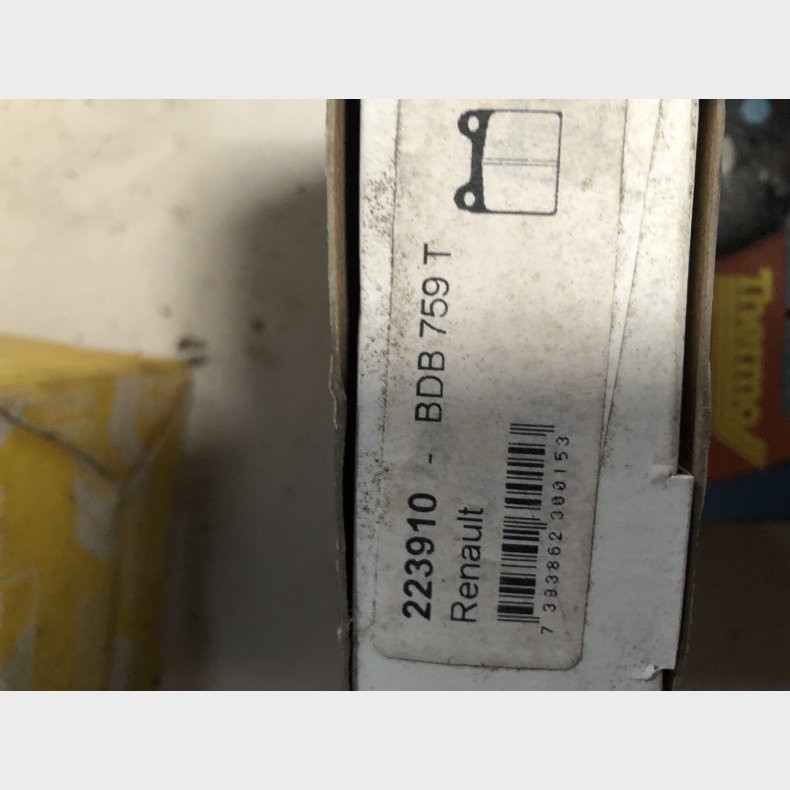 Renault Trafic bremseklodsest for