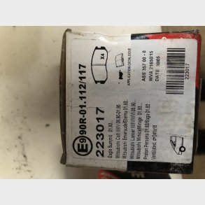 Mitsubishi Colt & Lancer bremseklodss�t for