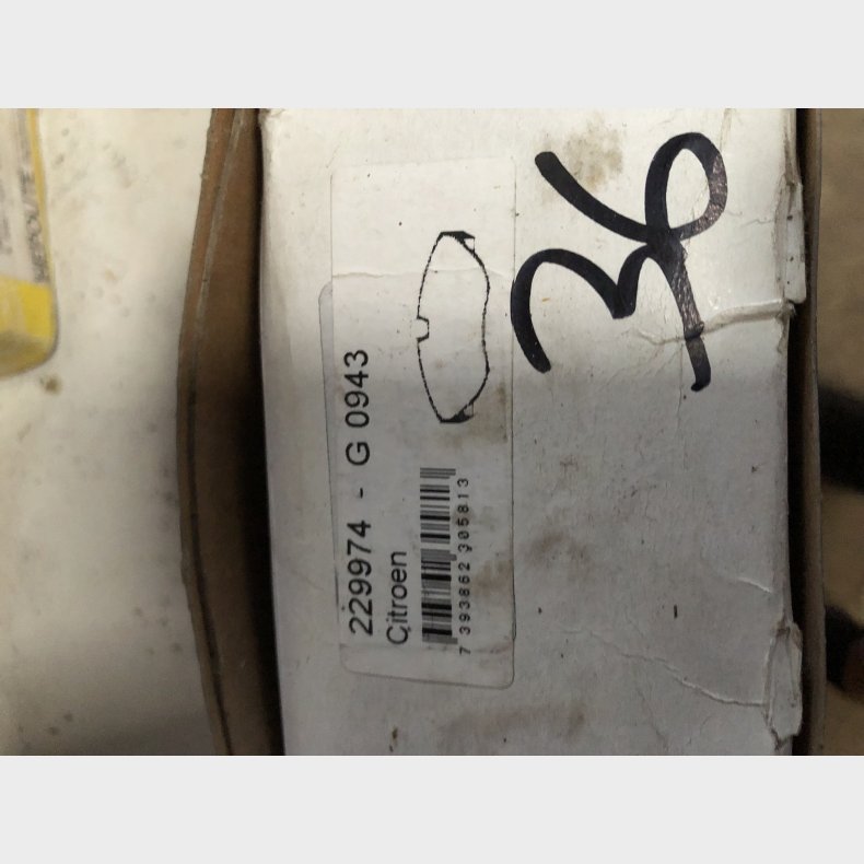 Citroen Jumper, Fiat Ducato &amp; Peugeot Boxer bremseklodsest for