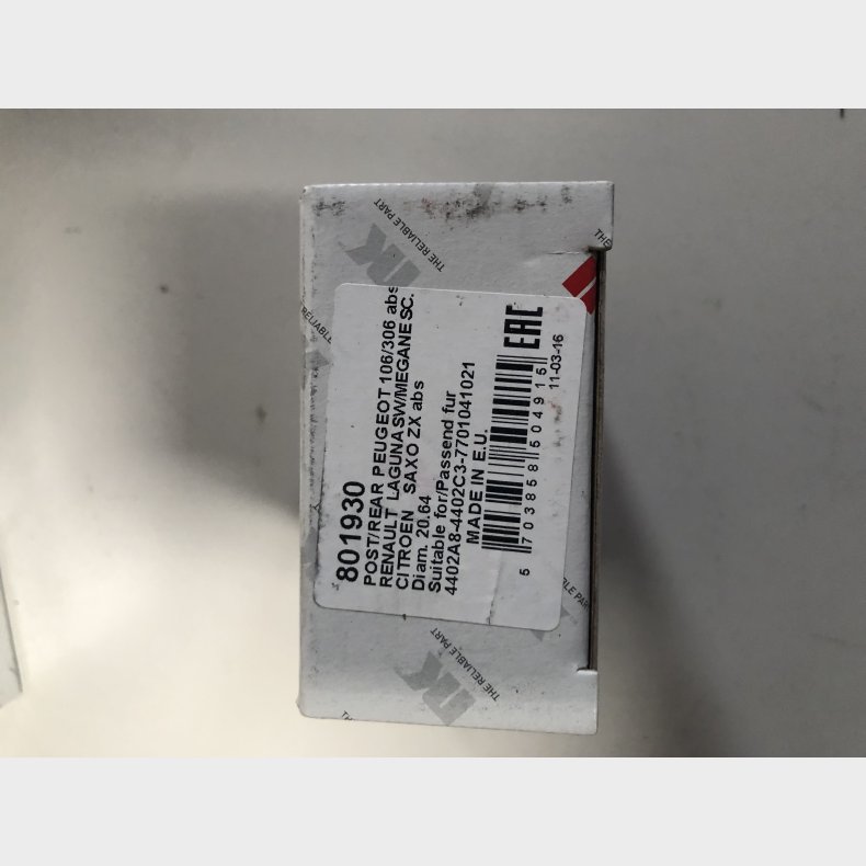 Citroen ZX / Saxo / Xsara, Renault Megane / Laguna &amp; Peugeot 106 / 306 hjulcylinder 