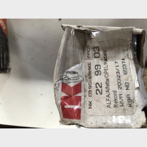 Alfa, Opel & Vauxhall bremseklodss�t for