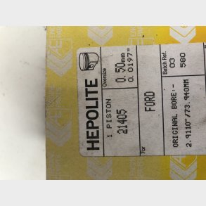 Ford 957/1117ccm OHV stempel 0,50mm overstr.