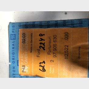 Ford 256 cu. in. stempel 0,75mm overstr.